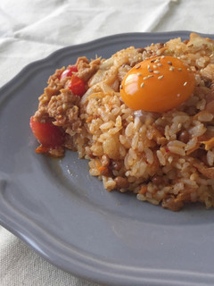 簡単!納豆とキムチとツナのチャーハン-レシピのメイン写真