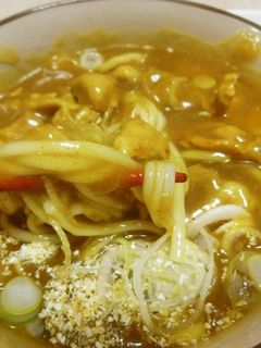 肉カレーうどん(乾麺)関西風-レシピのメイン写真