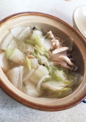 ダイエットにおすすめしょうがの水炊き鍋-レシピのメイン写真