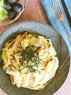 白菜とツナの和風パスタ-レシピのメイン写真