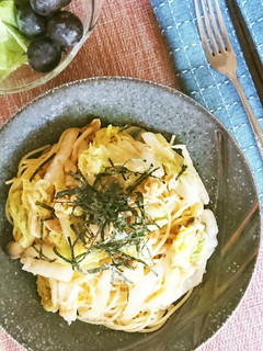 白菜とツナの和風パスタ-レシピのメイン写真