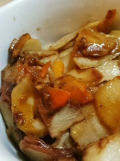 里芋の煮転がし(薄切りバージョン)-レシピのメイン写真