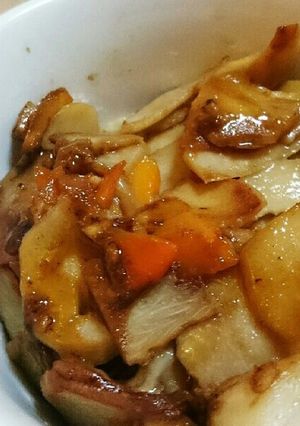 里芋の煮転がし(薄切りﾊﾞｰｼﾞｮﾝ)-レシピのメイン写真