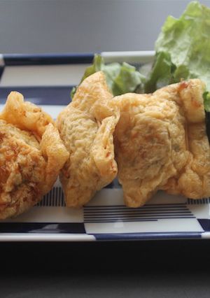 糖質オフ！お揚げde手羽先餃子風-レシピのメイン写真