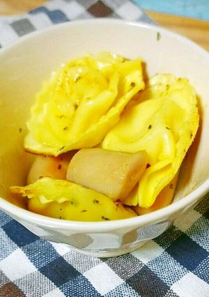超簡単!チーズ入りパスタのオイル和え-レシピのメイン写真