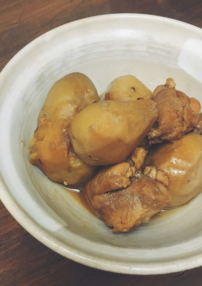 簡単！里芋と鶏肉の炒め煮-レシピのメイン写真