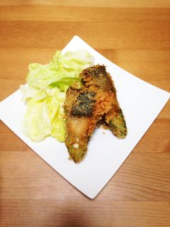 ピーマンの鮭チーズ詰めフライ♡-レシピのメイン写真