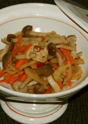 根菜としめじの炒めなます(^^♪-レシピのメイン写真