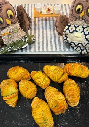 スウェーデン風🇸🇪ハッセルバックポテト🥔-レシピのメイン写真