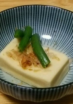 【簡単】高野豆腐とインゲンのレンジ煮-レシピのメイン写真