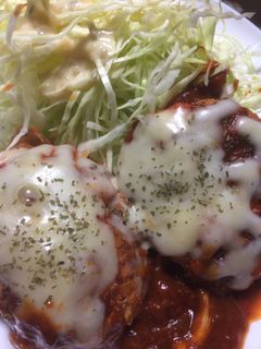 レンコン入り煮込みハンバーグ-レシピのメイン写真