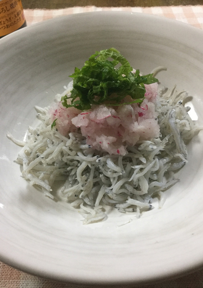 ちりめんじゃこのシソおろしのせ-レシピのメイン写真