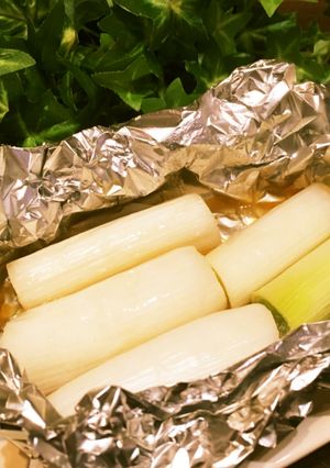 ＊ねぎだけ♪とろ～り甘いホイル蒸し＊-レシピのメイン写真