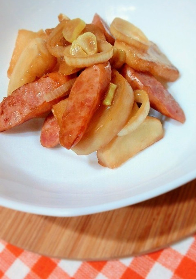 かぶと ウインナー のしょうが焼き-レシピのメイン写真