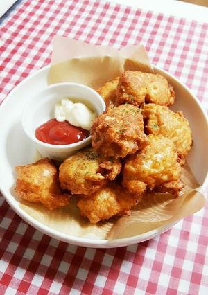 フライパンde♡ふわふわチキンナゲット-レシピのメイン写真