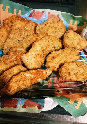 チキンカツ(パセリ・粉チーズ入りパン粉)-レシピのメイン写真