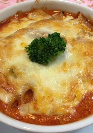 全粒粉ペンネのスープグラタン-レシピのメイン写真