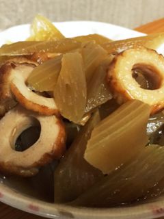 ふきとちくわの煮物-レシピのメイン写真