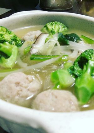 あったまる♡肉団子と春雨のスープ-レシピのメイン写真