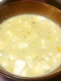 豆腐のコーンクリームスープ-レシピのメイン写真