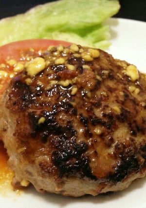 お手軽！２０分でバーガー風照焼ハンバーグ-レシピのメイン写真