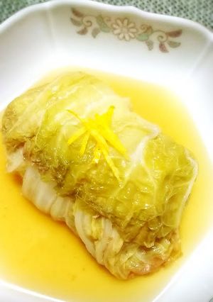 ☆ロール白菜☆和風ダシ♪簡単美味~~^^-レシピのメイン写真