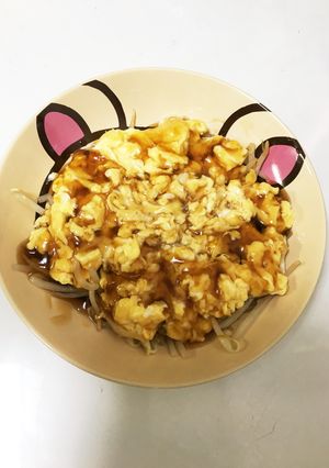 もやしと卵の甘酢あんかけ-レシピのメイン写真