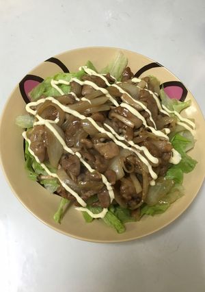 豚コマと玉ねぎのポン酢炒め-レシピのメイン写真