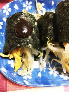 【簡単】もやしのヘルシー海苔巻き-レシピのメイン写真