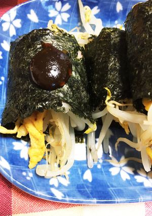 【簡単】もやしのヘルシー海苔巻き-レシピのメイン写真