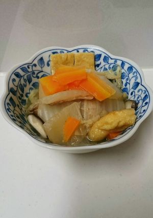 ミルフィーユ鍋が余ったら♪寄せ鍋風煮物に-レシピのメイン写真