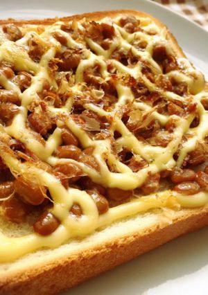 簡単☆納豆トースト-レシピのメイン写真