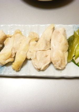 レンジで蒸し鶏肉-レシピのメイン写真