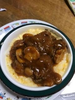 ハヤシ卵かけご飯-レシピのメイン写真