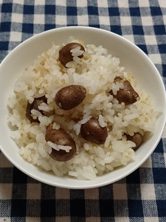 キヌア入りむかごご飯-レシピのメイン写真