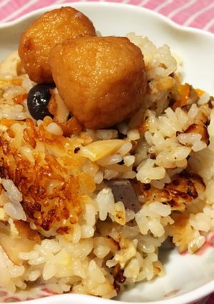 おでんリメイク☆煮汁で炊き込みご飯-レシピのメイン写真