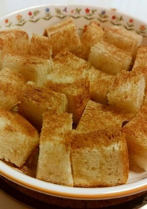 簡単朝食・おやつ♡一口シナモントースト-レシピのメイン写真