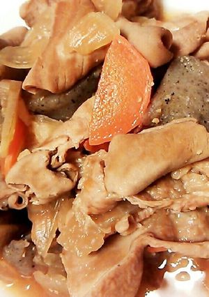臭くない!圧力鍋で店より美味い簡単もつ煮-レシピのメイン写真