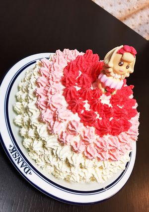 ドールケーキの台座(ドレス部分)-レシピのメイン写真