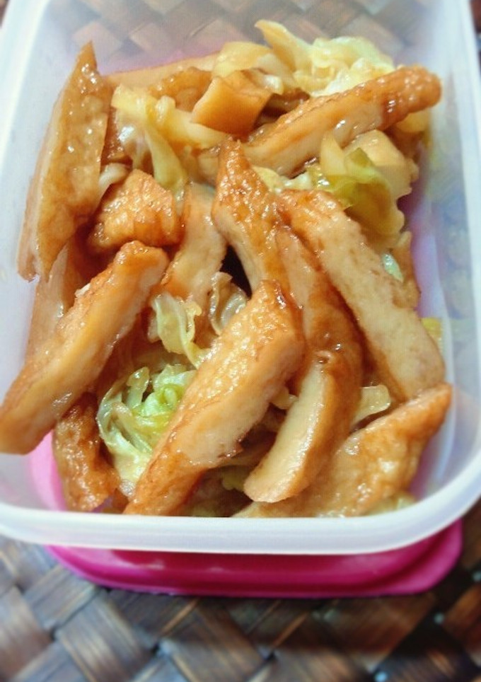 うまみたっぷりさつま揚げと キャベツ 煮-レシピのメイン写真