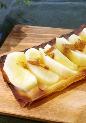 春巻きの皮で 「なんちゃって林檎パイ」-レシピのメイン写真