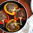 パプリカの肉詰め オーブン焼き