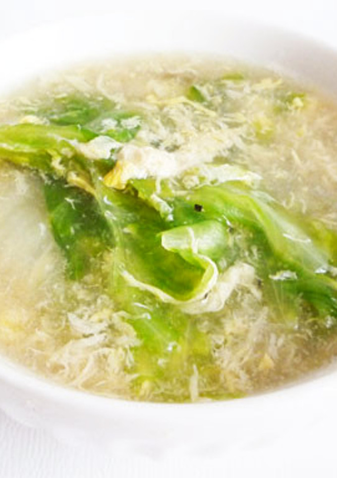レタスと玉子のかき玉汁風スープ-レシピのメイン写真