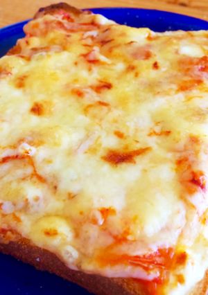 絶品！簡単こくうまキムチーズトースト♪-レシピのメイン写真