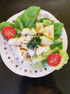 豆腐とアボカドのサラダ-レシピのメイン写真