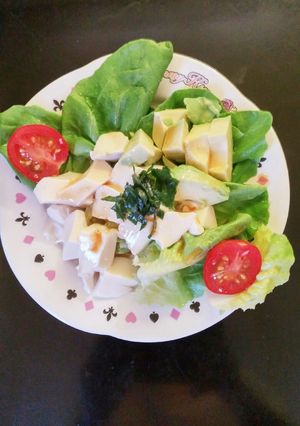 豆腐とアボカドのサラダ-レシピのメイン写真