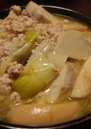 とろ甘旨っ!下仁田ねぎと海老芋の揚げ煮-レシピのメイン写真
