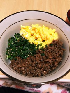 簡単☆3色そぼろ丼-レシピのメイン写真