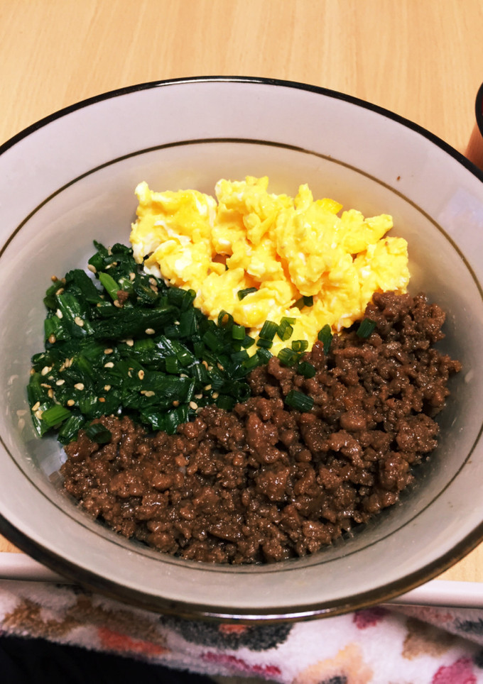 簡単☆3色そぼろ丼-レシピのメイン写真