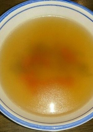 長ネギとニンジンの簡単コンソメスープ-レシピのメイン写真